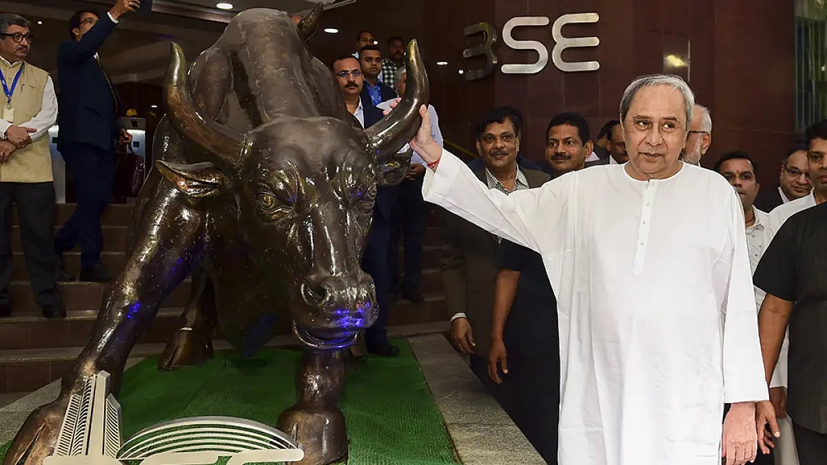 Naveen Patnaik at BSE 