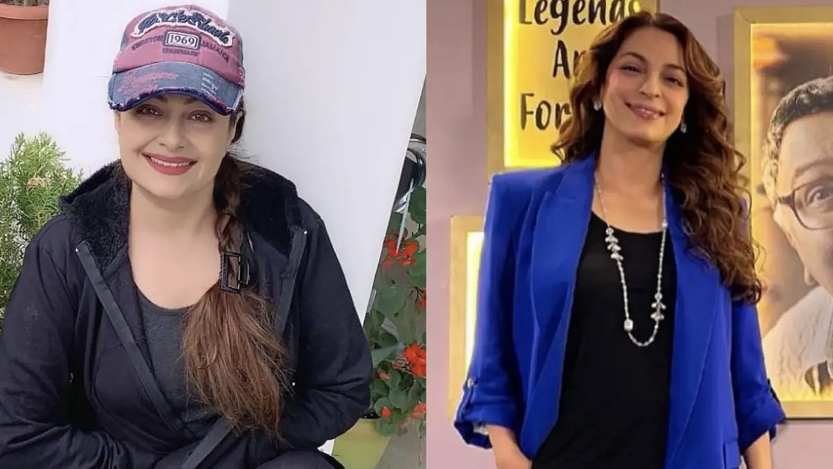 Ayesha Jhulka and Juhi Chawla
