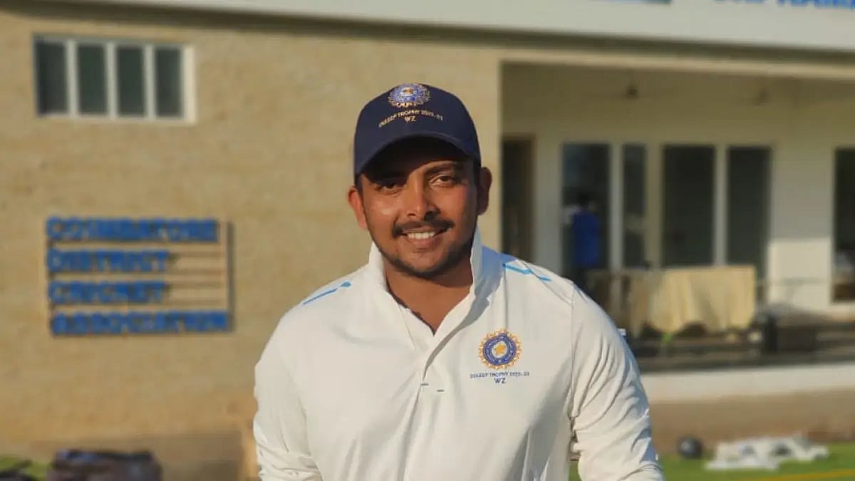 Prithvi Shaw has so far hit 11 fours and three sixes.