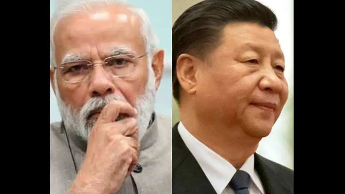 Prime Minister Narendra Modi (Left) and Chinese President Xi Jinping (Right)