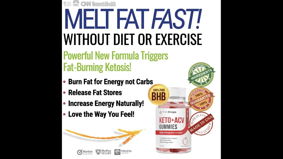Trim Drops Keto + ACV Gummies