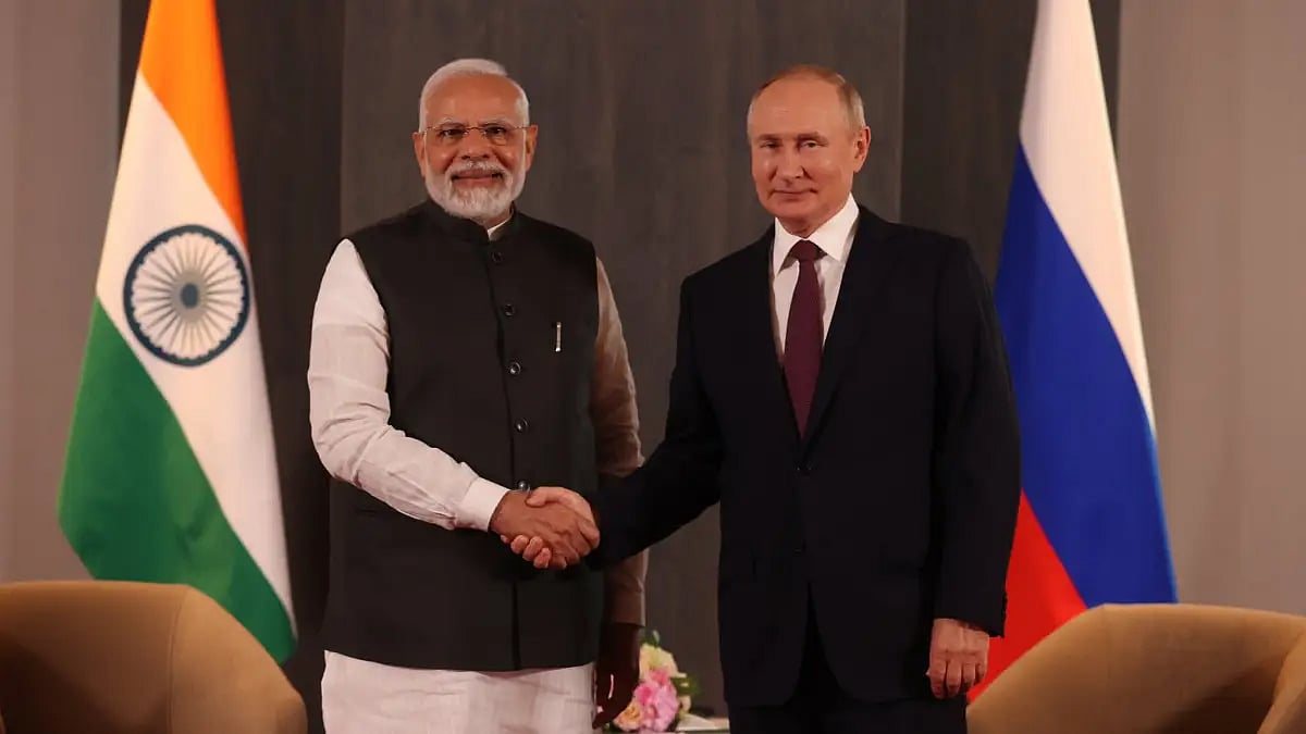 Prime Minister Narendra Modi met Russian President Vladimir Putin on the sidelines of the SCO Summit