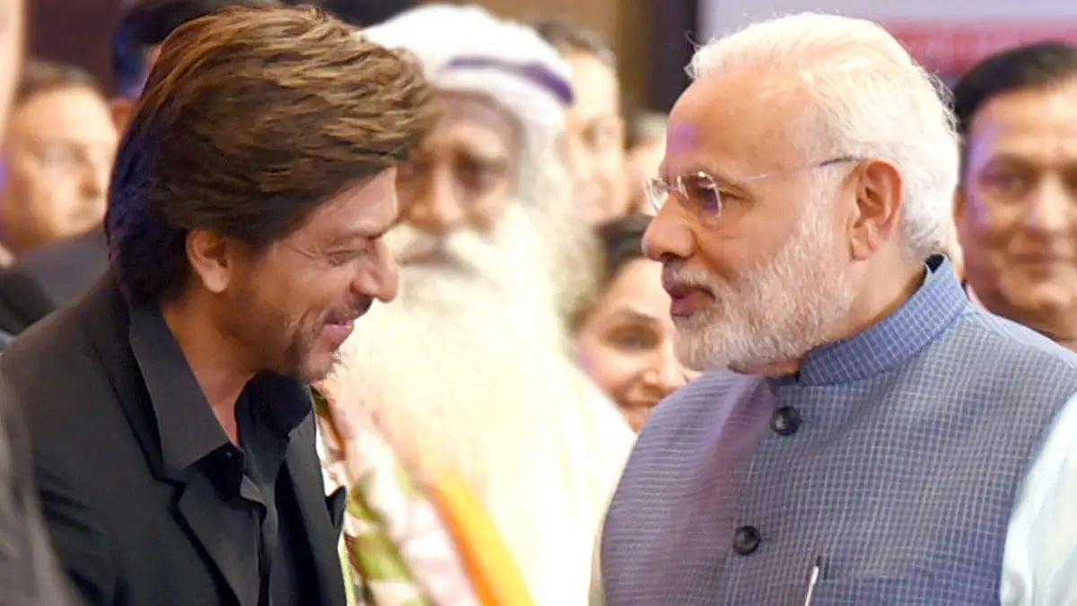 Shah Rukh Khan And Narendra Modi