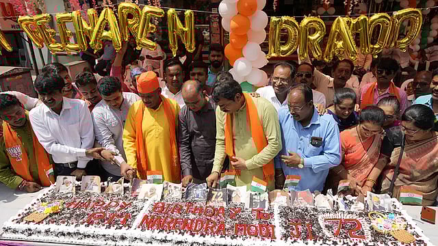 BJP Celebrates PM Narendra Modi's 72nd Birthday