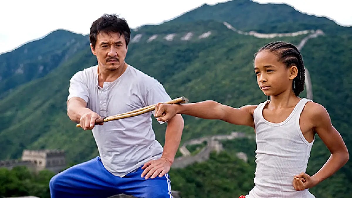 A Still From 'The Karate Kid'
