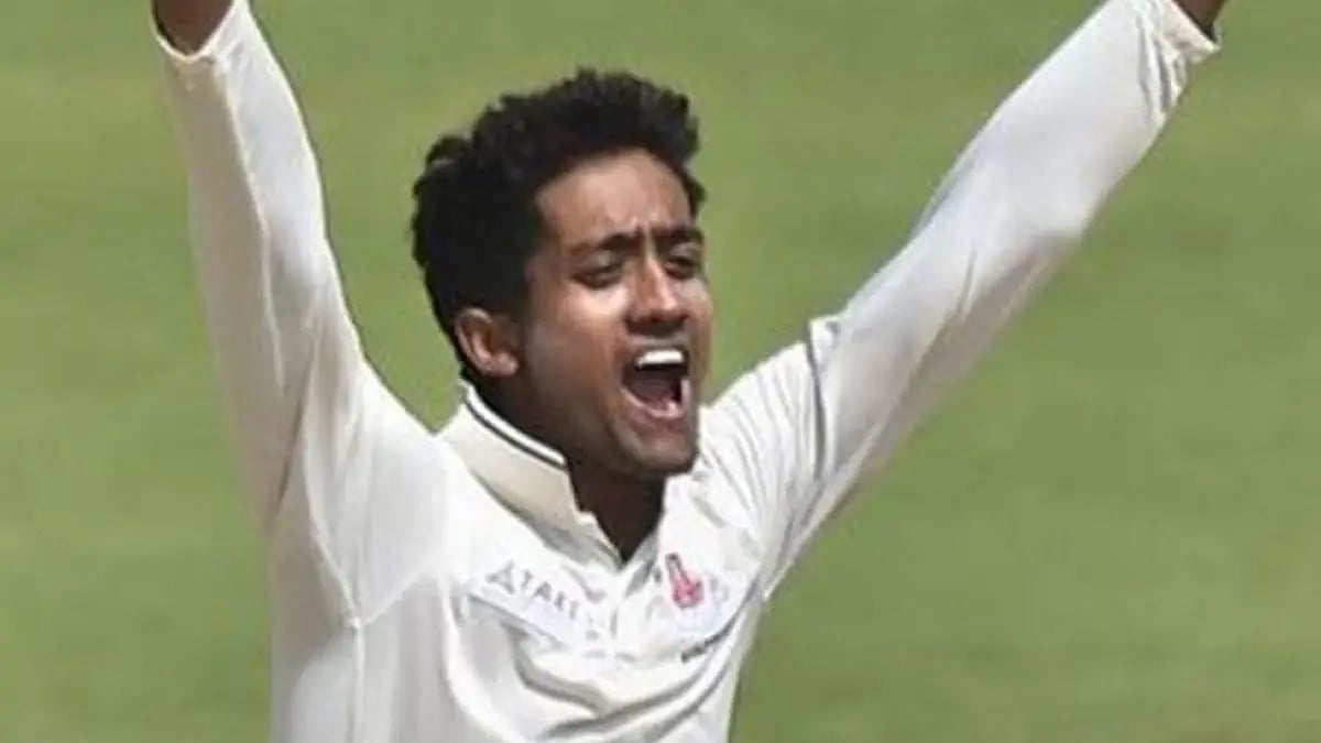 Sai Kishore claimed career-best figures of 7/70.