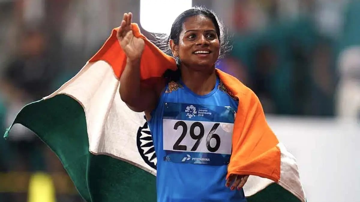 Dutee Chand was banned by AFI in 2014 for having excess testosterone, or hyperandrogenism.