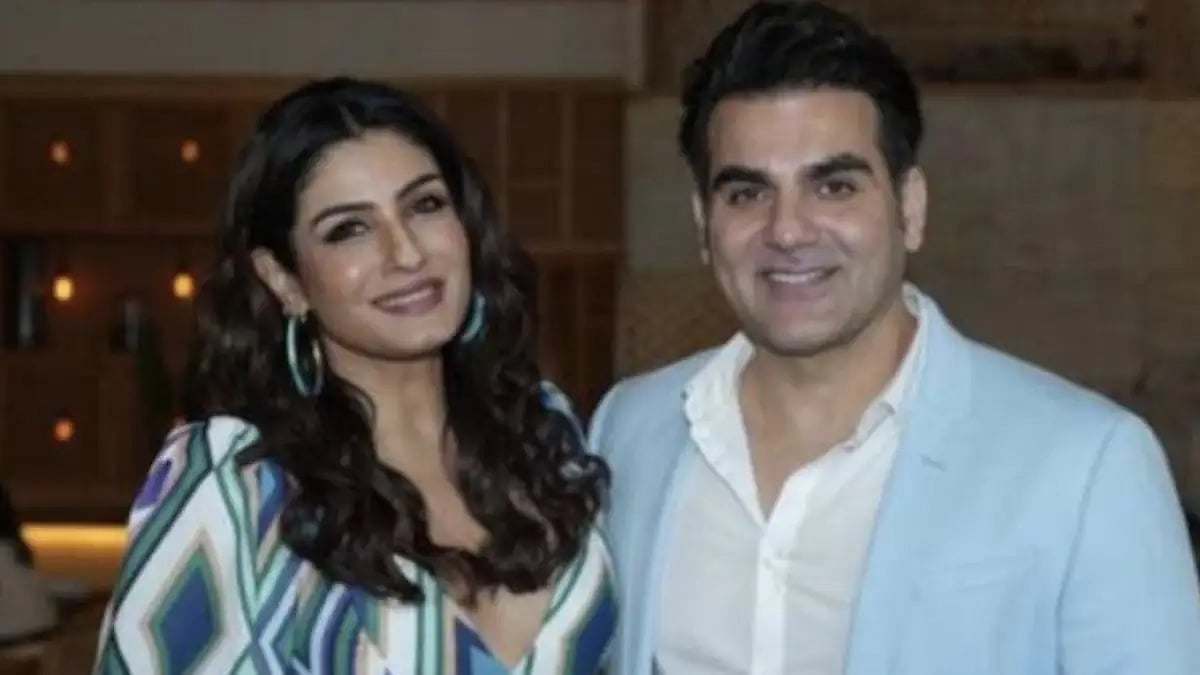 Raveena Tandon and Arbaaz Khan
