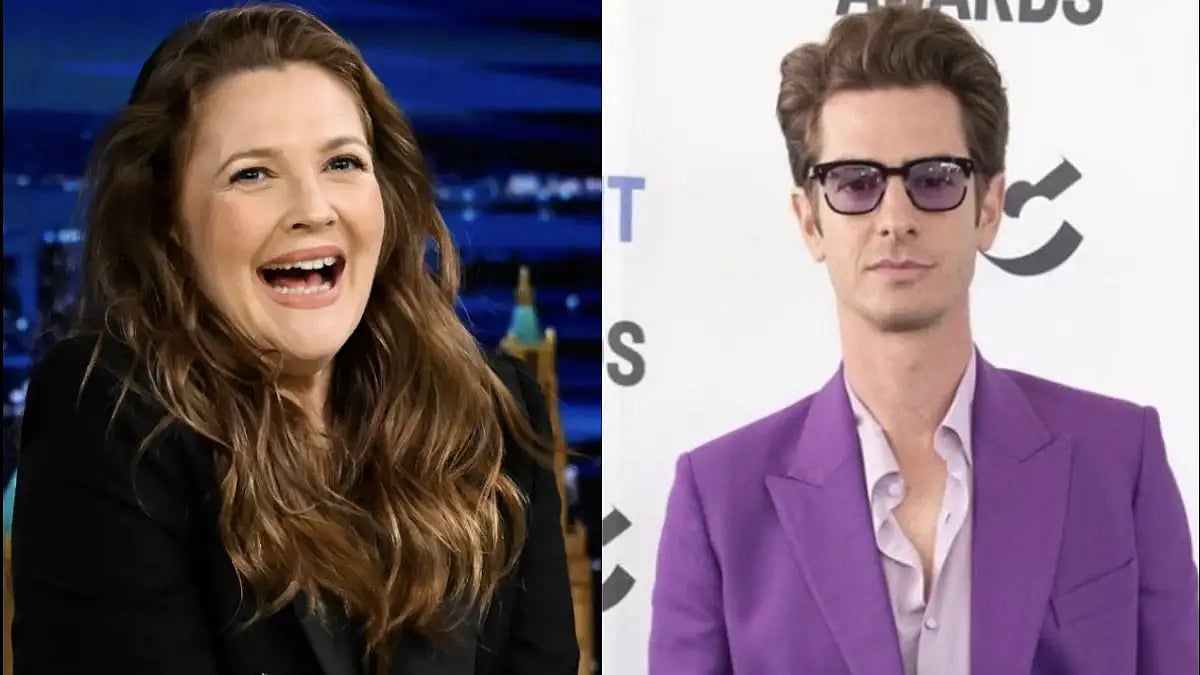 Drew Barrymore and Andrew Garfield