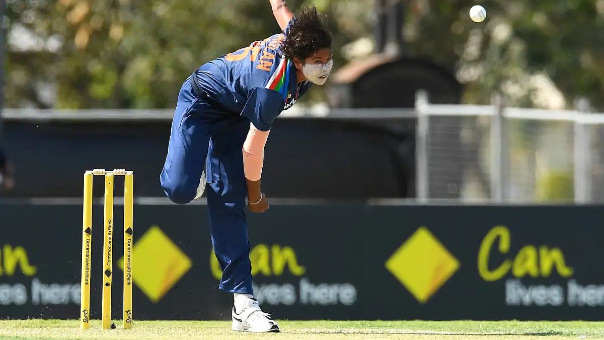 Jhualn Goswami so far has taken 353 wickets in 283 international matches for India. 