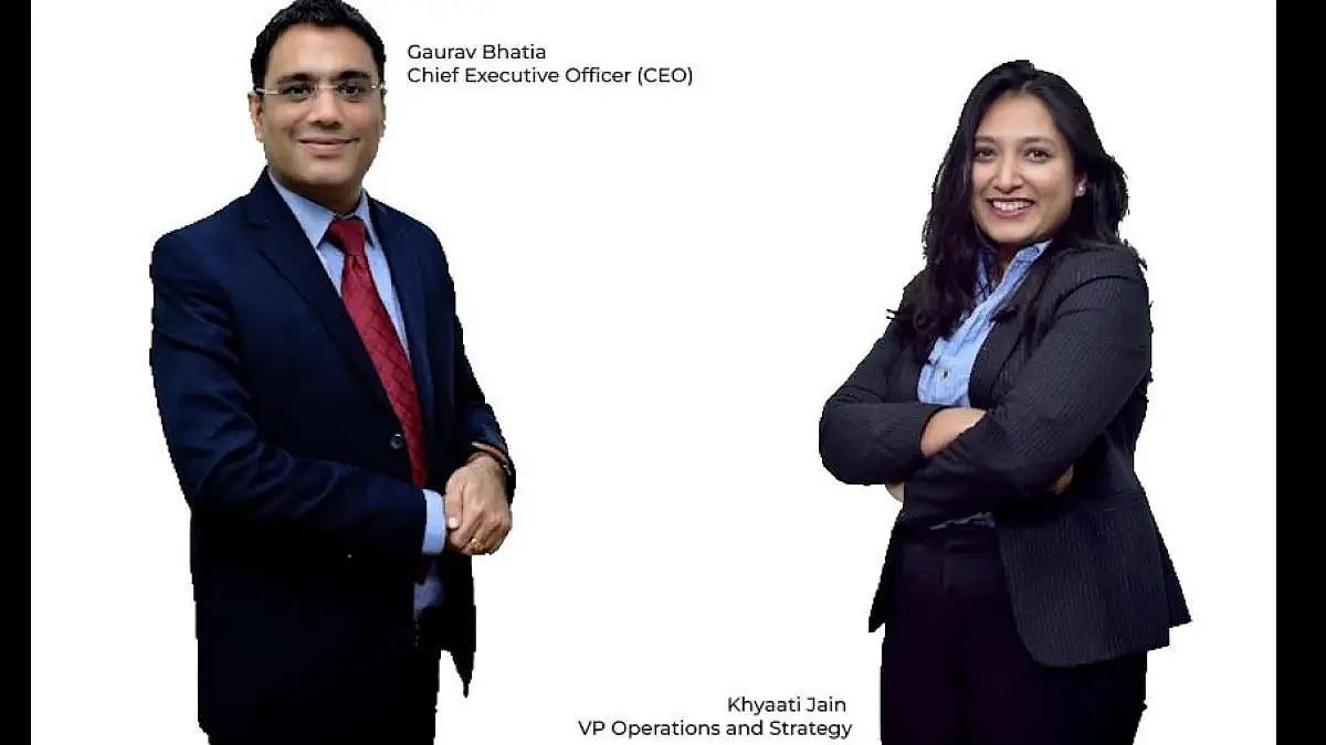 Gaurav Bhatia, CEO and Khyaati Jain, VP-Operations and Strategy, RISE