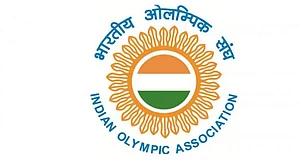| Photo: File : File photo of the Indian Olympic Association logo.