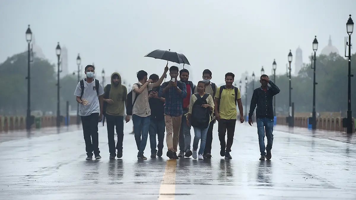 Weather: Rain in New Delhi 