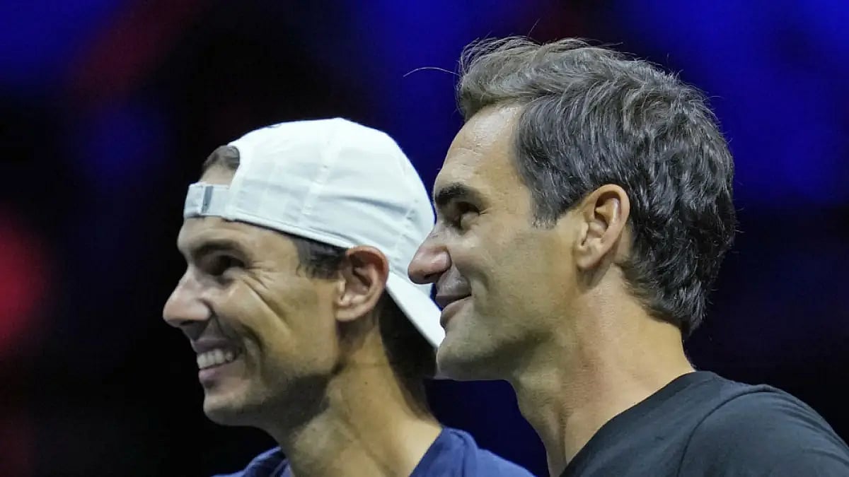 Rafael Nadal and Roger Federer have won 44 combined Grand Slam singles titles.