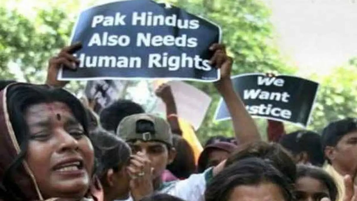 A protest for Hindus rights 