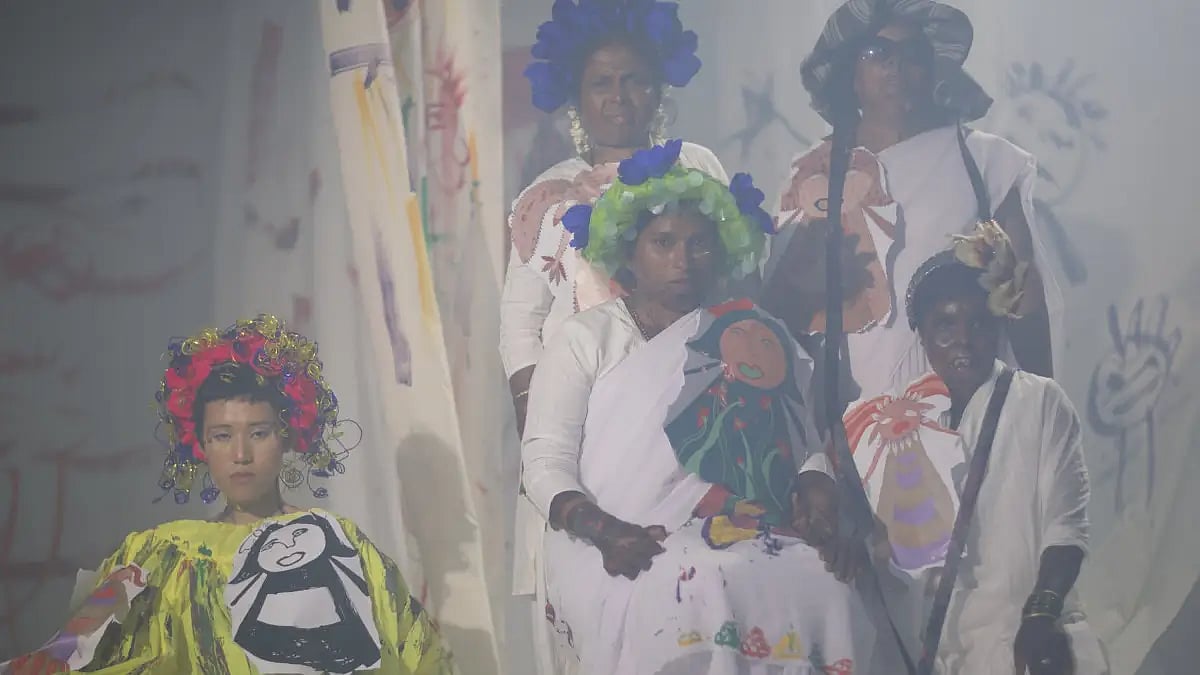 Acid attack survivors representing the brand 