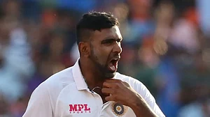 Ravichandran Ashwin is the first bowler to take 200 wickets off left-handers.