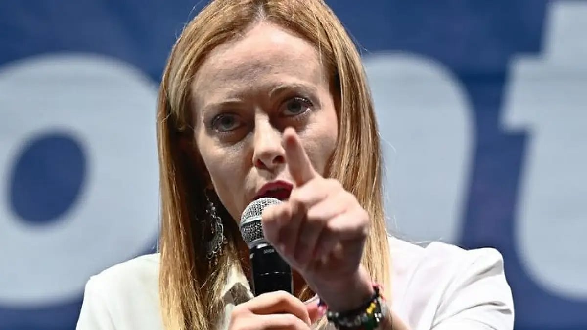 First Italian Prime Minister Melony 