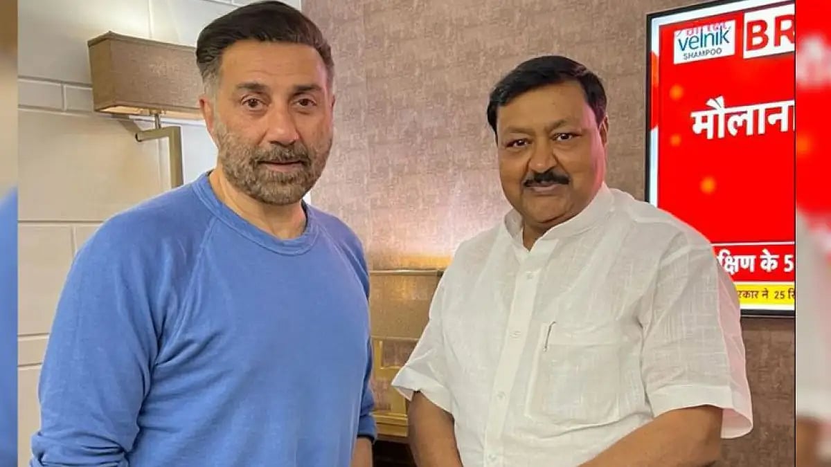Natwar Goyal With Sunny Deol