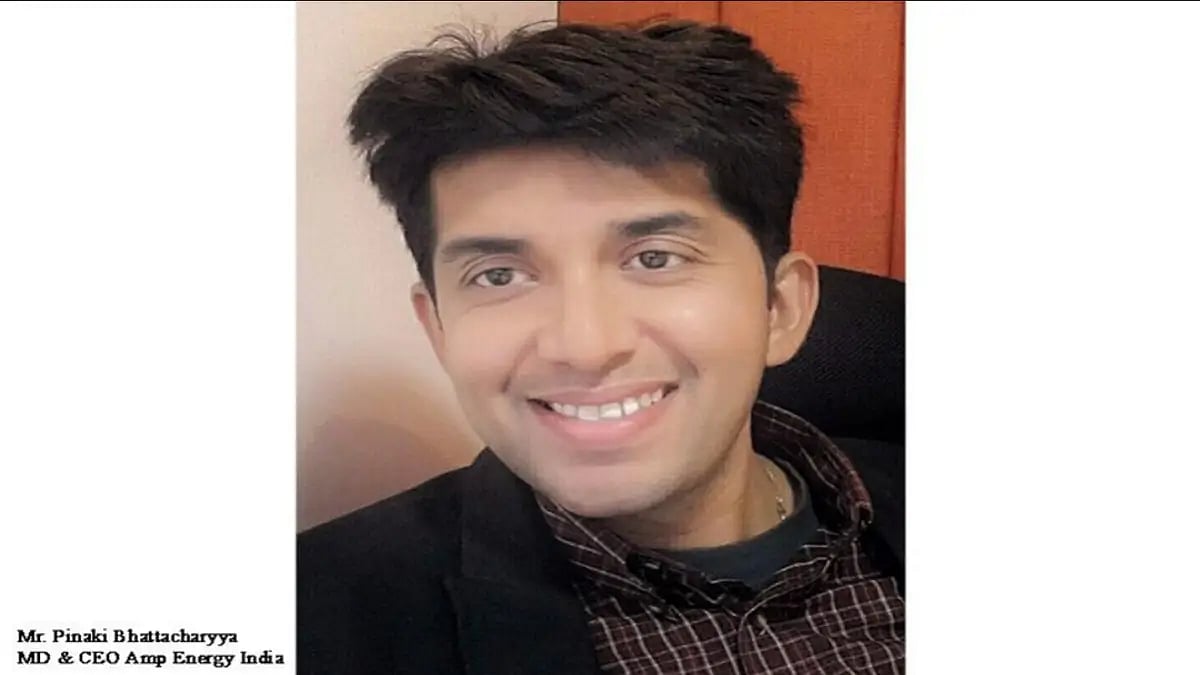 Mr. Pinaki Bhattacharyya  MD & CEO Amp Energy India 
