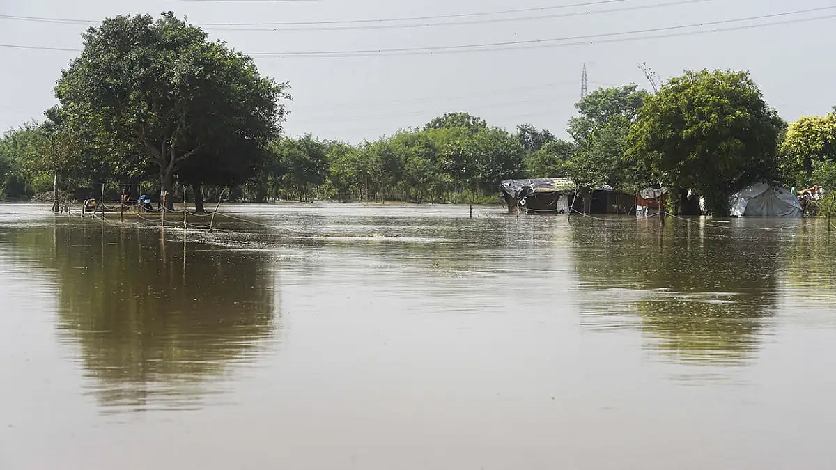 Water Level Rise In Yamuna River