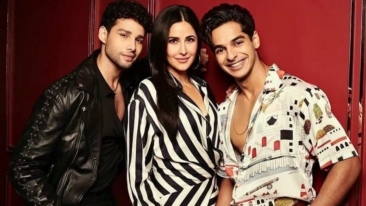 Siddhant Chaturvedi, Katrina Kaif, Ishaan Khatter