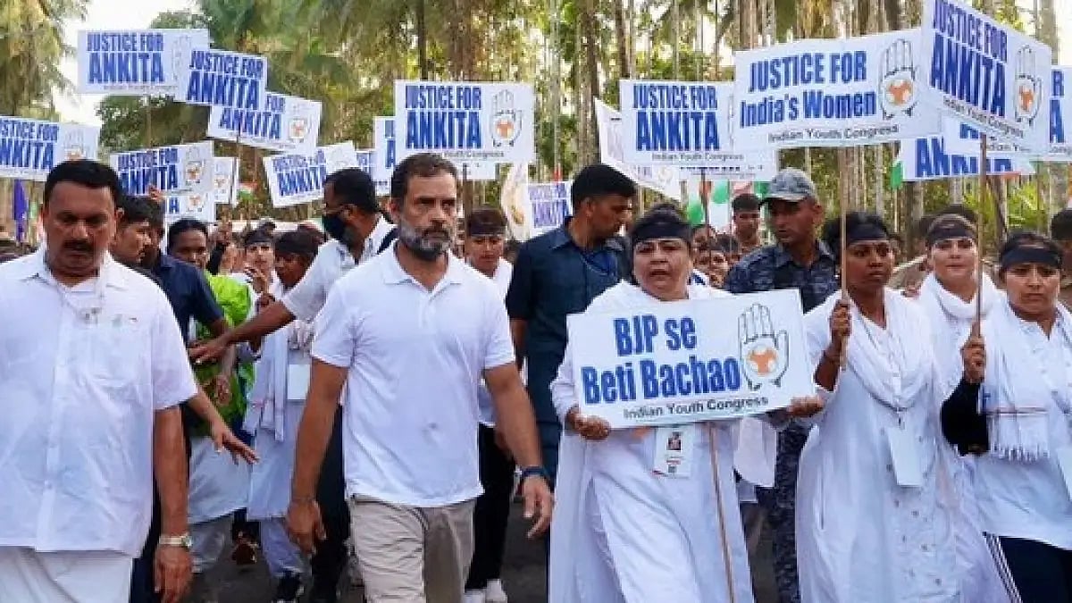 Congress leader Rahul Gandhi during Bharat Jodo Yatra