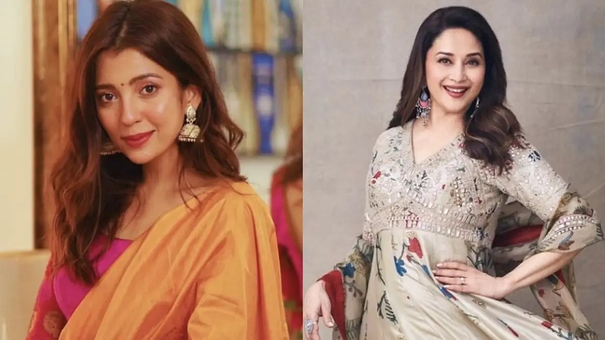 Barkha Singh and Madhuri Dixit