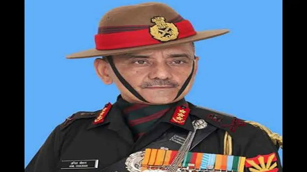 Lt General Anil Chauhan appointed new CDS.(File photo)