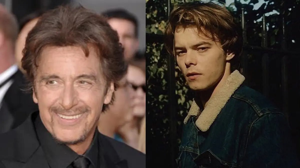 Al Pacino and Charlie Heaton