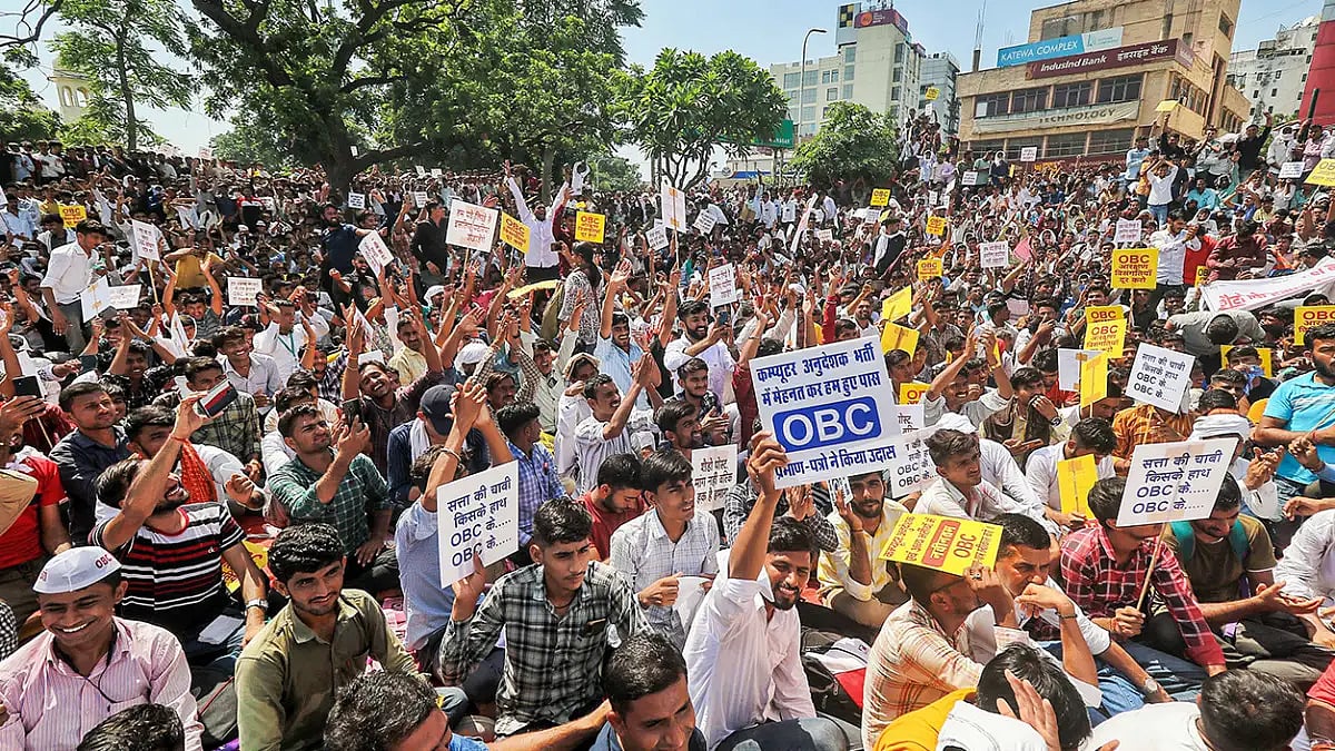 OBC protest in Jaipur