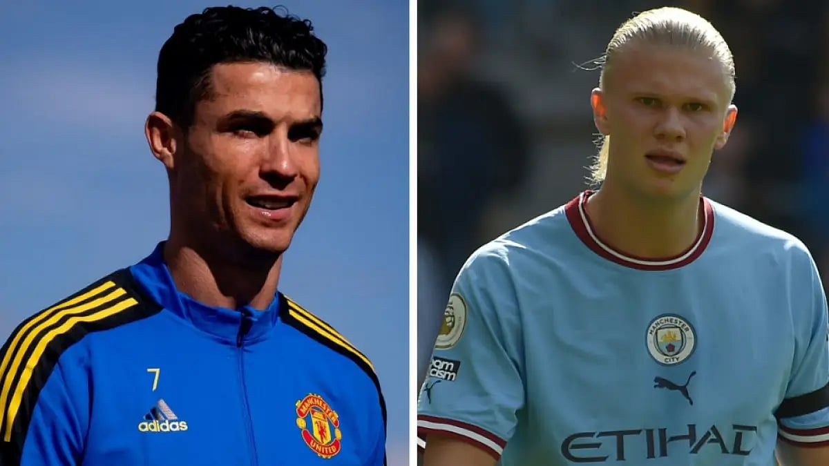 All eyes will be on Cristiano Ronaldo and Erling Haaland during the EPL Manchester Derby on Sunday.