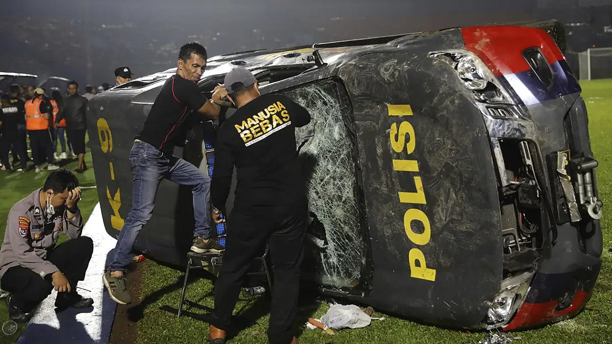 Many innocent lives were lost in this Indonesia football stampede