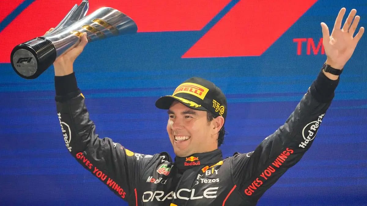 This was Sergio Perez's second win of the F1 season.