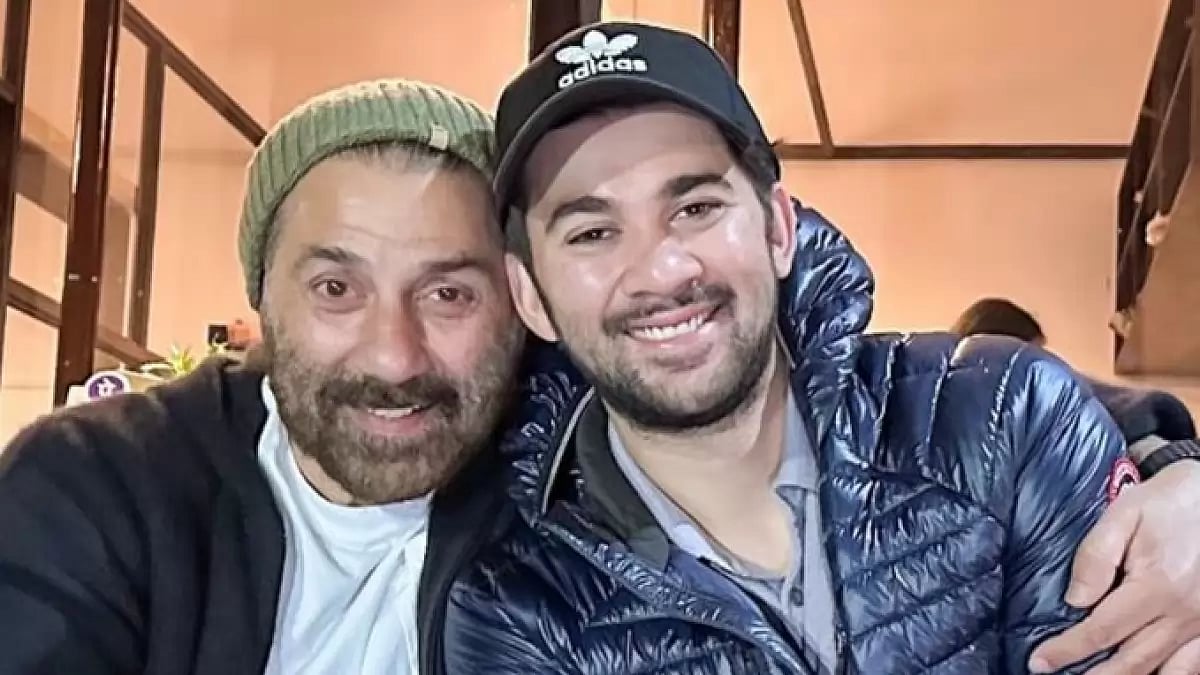 Sunny Deol and Karan Deol