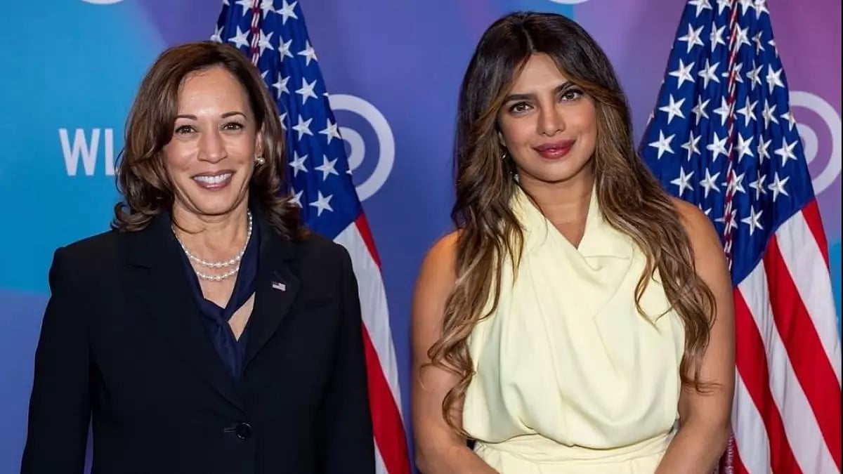 Actor Priyanka Chopra Jonas interviewed US Vice President Kamala Harris 