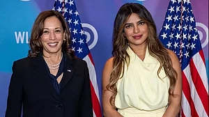 Actor Priyanka Chopra Jonas interviewed US Vice President Kamala Harris