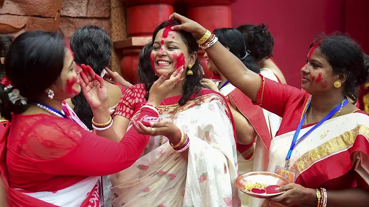 Vijayadashami: Sindoor Khela in Mumbai 