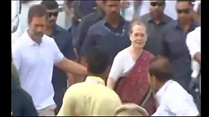Congress President Sonia Gandhi joins Bharat Jodo Yatra for the first time on Thursday