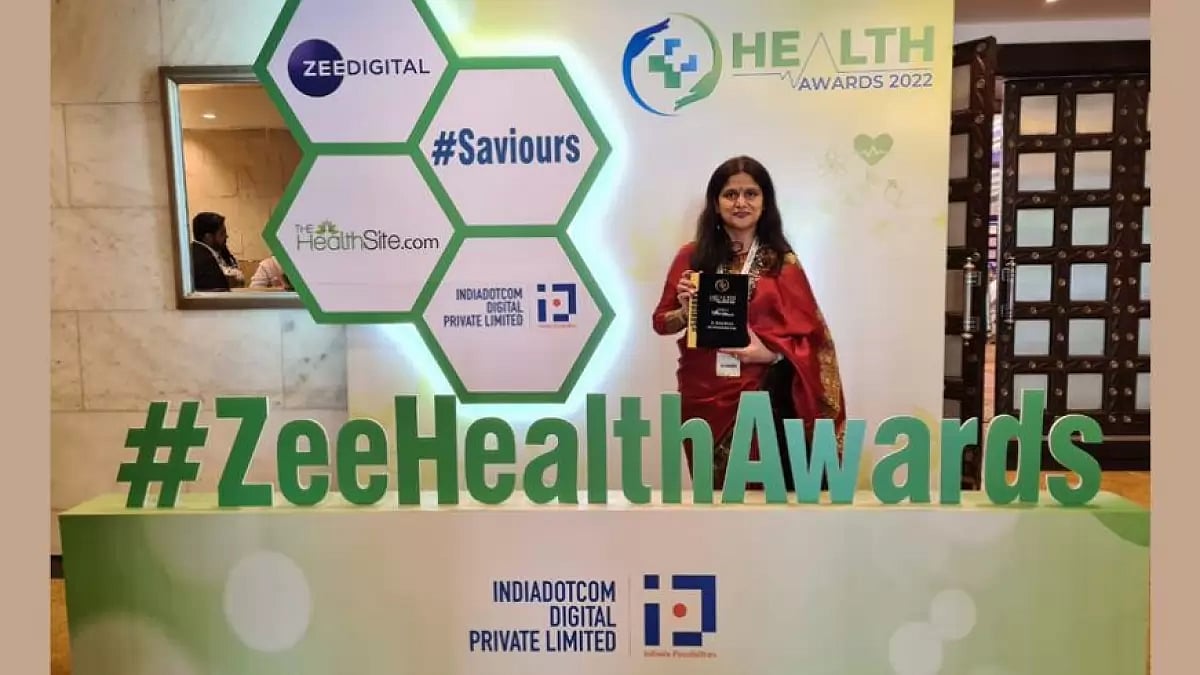 Dr Shilpi Mohan wins the Most Promising Holistic Healer for the Year 2022 
