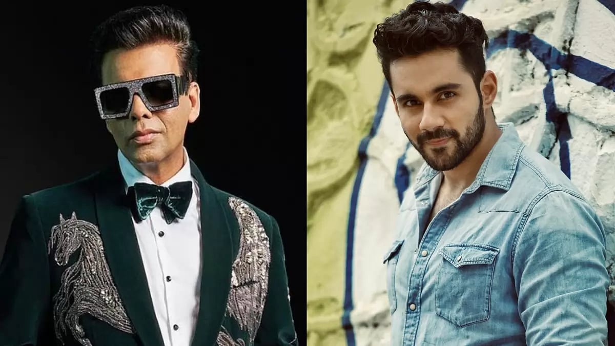 Karan Johar and Abhishek Bajaj 