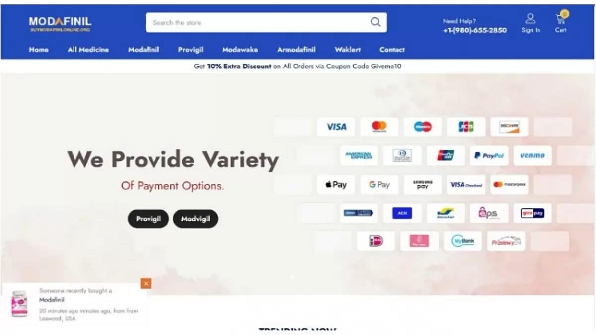 Modafinil Online