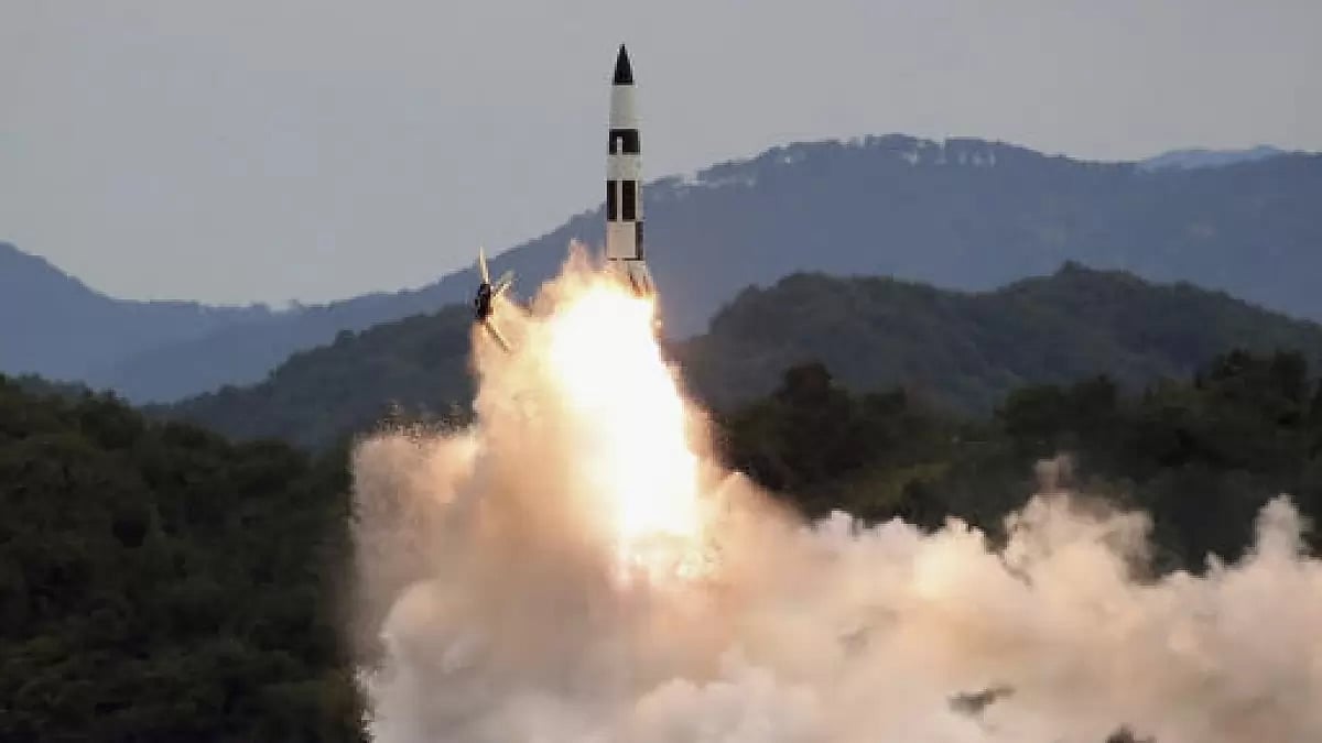 Kim Jong Un fires nuclear test missiles as 