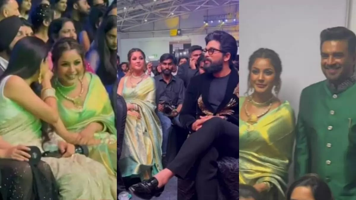 Shehnaaz Gill with Sai Pallavi, Allu Arjun and R Madhavan