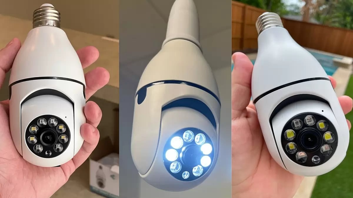 Light Socket Security Camera 