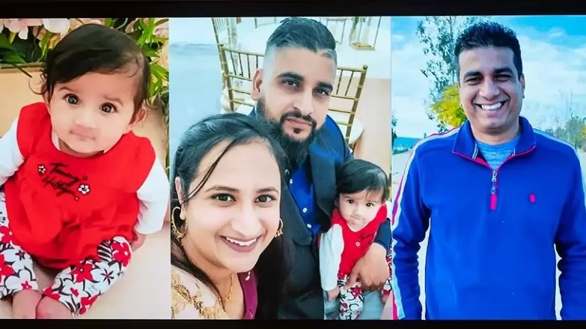 Image of the deceased Sikh family in California