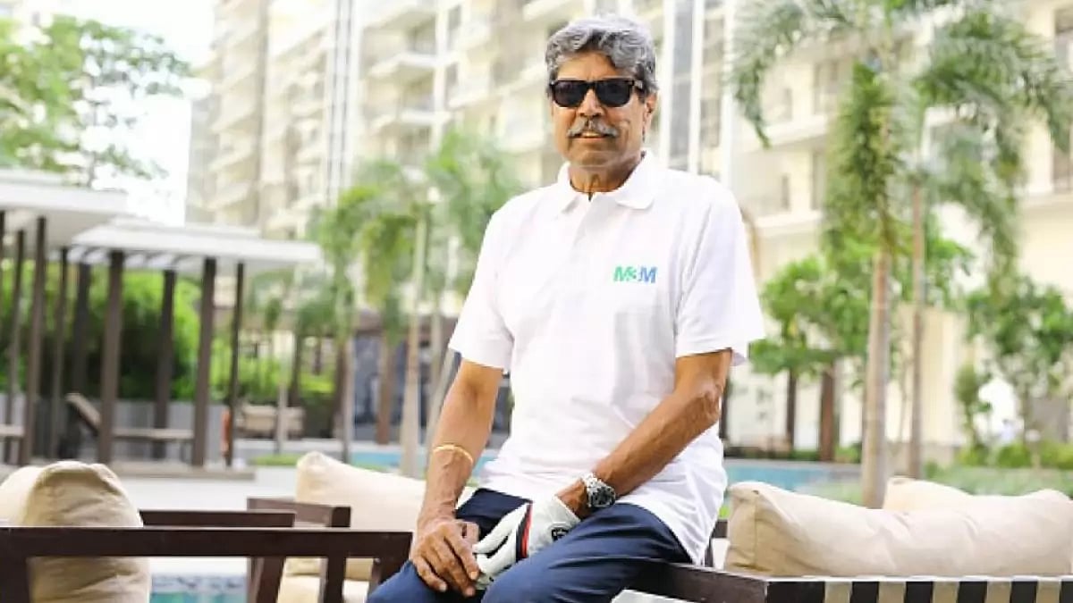 Kapil Dev feels pressure is a very wrong word. 