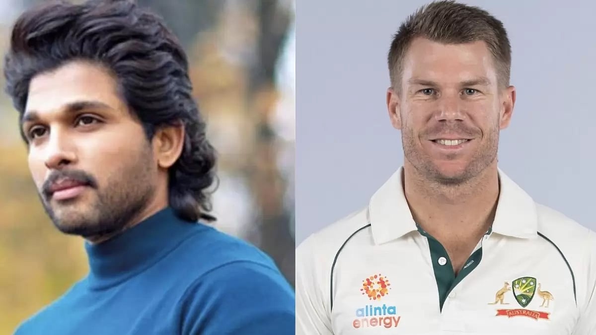 Allu Arjun, David Warner