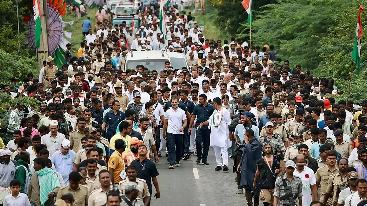 Bharat Jodo Yatra in Chitradurga 