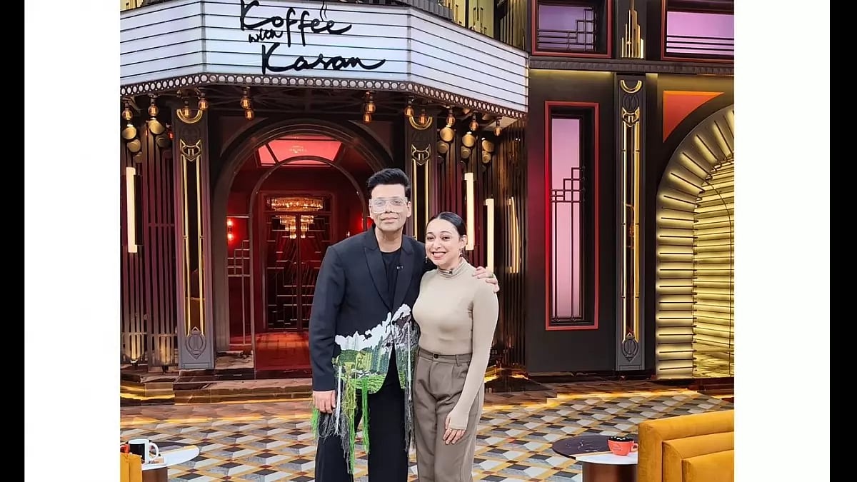 Ankita Bhalla with Karan Johar